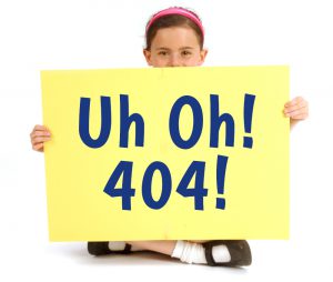 Uh oh! 404!